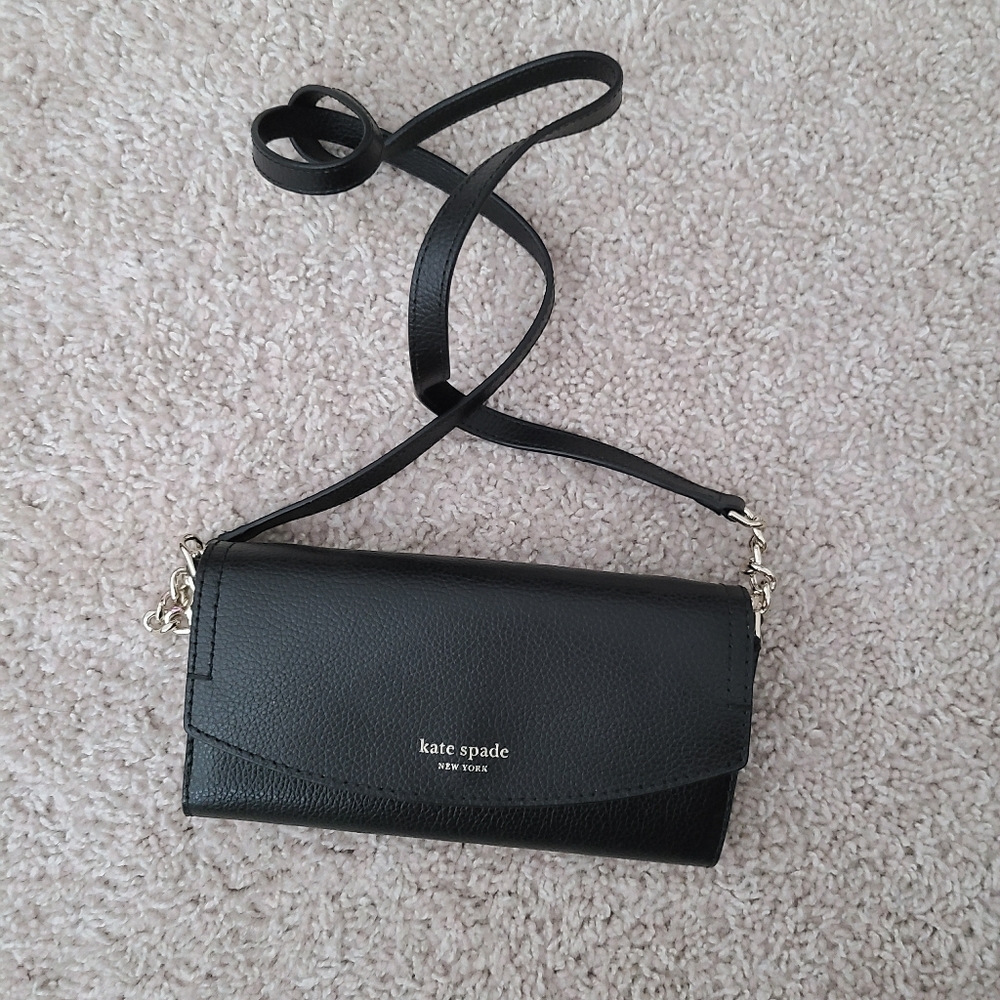NWT Kate Spade Eva Wallet On A Chain